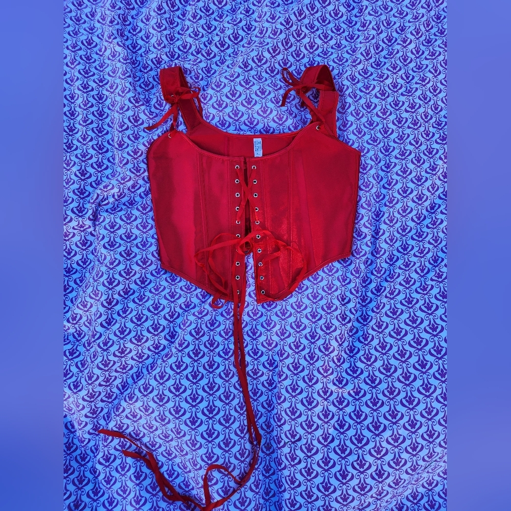 Red Corset Top